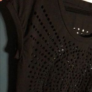 👚Shirt with cut out holes👚